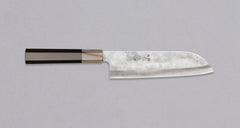 ZDP-189 Santoku Argent Ébène Blond Buffle 180mm (7.1")