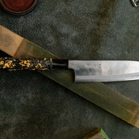 ZDP-189 Santoku Silver Gold Carbon 180mm (7.1")