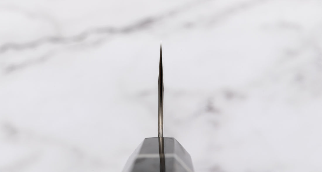ZDP-189 Santoku Silver Gold Carbon 180mm (7.1")