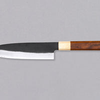 Yoshida Santoku SUJ-2 Kuro-uchi 165mm (6.5") [Rosewood-Cedar/Octagon]