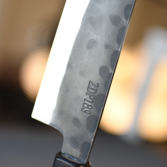 ZDP-189 Bunka Black - japanese kitchen knife - detail