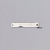 Higonokami Pocket Knife Silver KURO-UCHI 75mm (3.0")_3