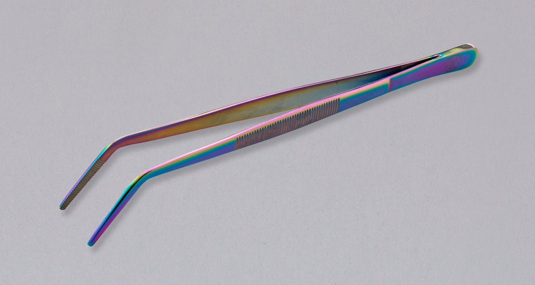 SharpEdge Curved Tip Tweezers RAINBOW - 300mm (11.8")_1