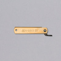 Higonokami Pocket Knife BRASS 50mm (2.0")_2