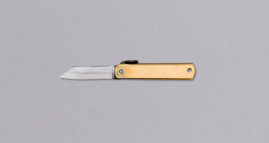 Higonokami Pocket Knife BRASS 50mm (2.0")_3