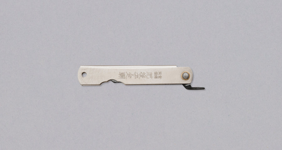 Higonokami Pocket Knife SILVER 65mm (2.6")_2