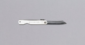 Higonokami Pocket Knife Silver KURO-UCHI 65mm (2.6")_1
