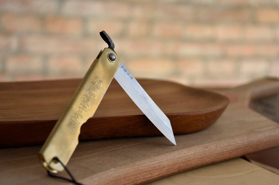 Banshu Hamono Higonokami Folding Knife - Brass – Gladfellow