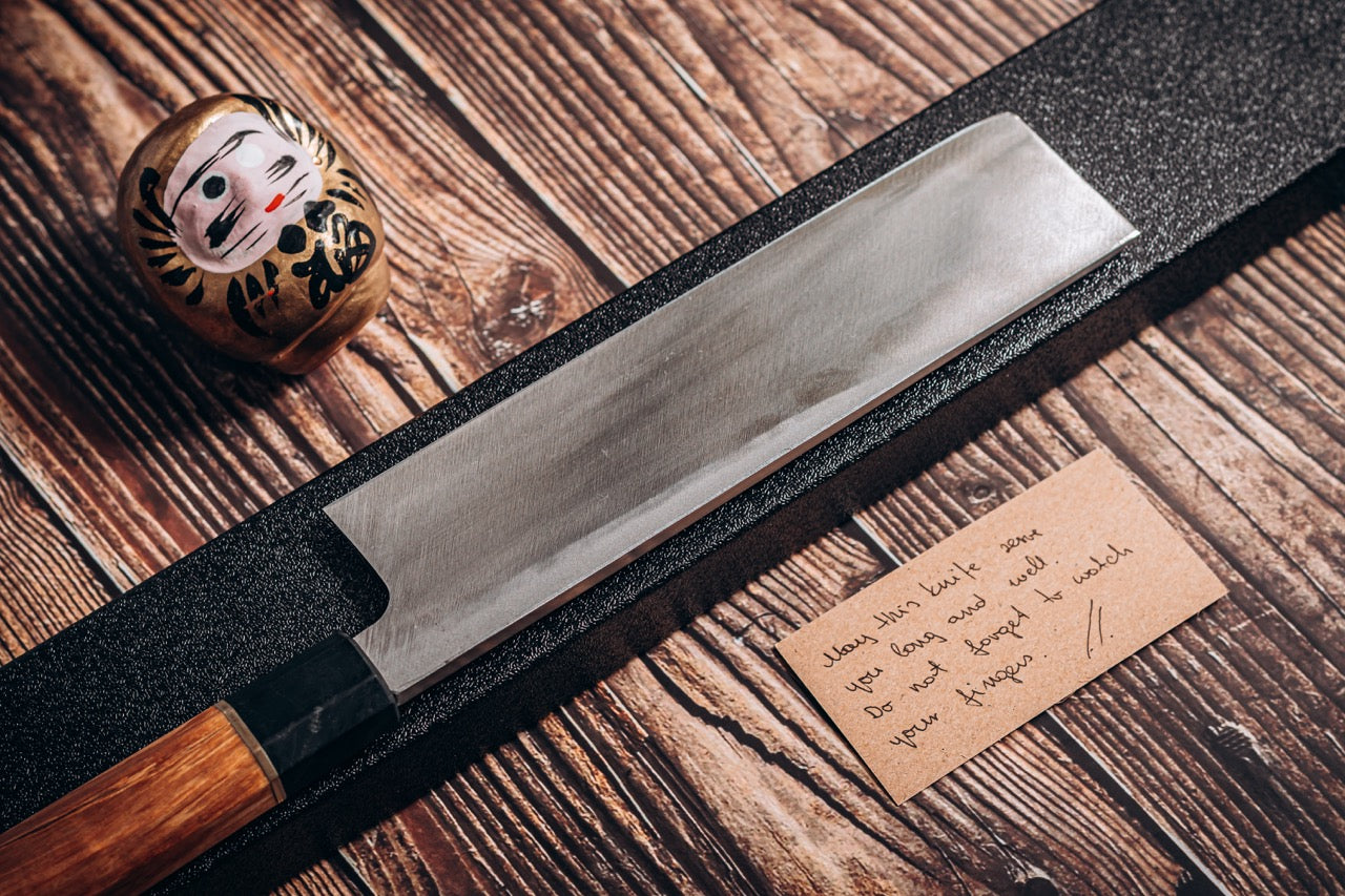 Japanese kitchen knife Tojiro Shirogami Usuba F-919 18cm for sale