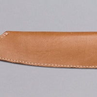 Leather Saya Bunka/Santoku/Gyuto [knife sheath] - 195mm (7.7")_2