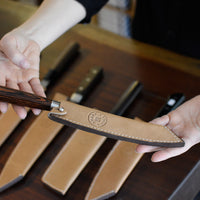Leather Saya Nakiri [knife sheath] - 180mm (7.1) – SharpEdge