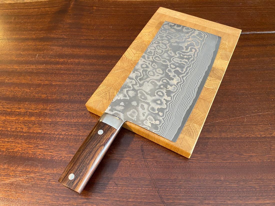 Rubber Wood Handle Kitchenware Kitchen Tool Acid Etched Sharp