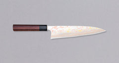 Saji Gyuto Wa Rainbow Damascus 210mm (8.3")_1