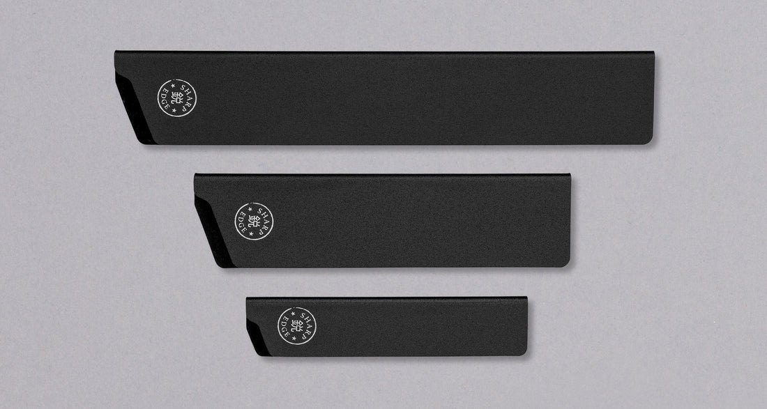 Sensei Black Plastic Knife Blade Cover / Guard - 8 1/2 x 2 - 1 count box