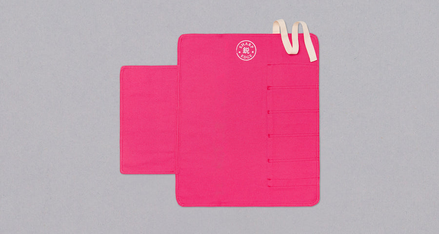 SharpEdge Canvas Knife Roll - Pink [5 knives]_3