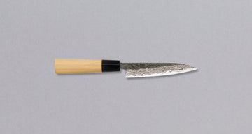Japanese single bevel utility knife IKEUCHI Stainless Vg-10 Size:12cm