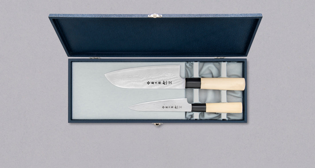 TOJIRO VG10 Japanese Knife Set (Gyuto/Nakiri/Petty) MADE IN JAPAN - FREE  SHIP