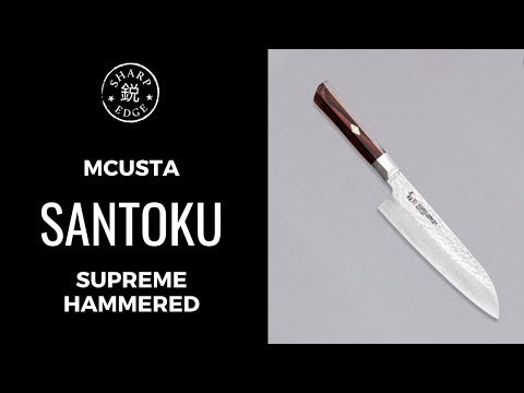 Mcusta Santoku Supreme Hammered 180 mm (7,1")