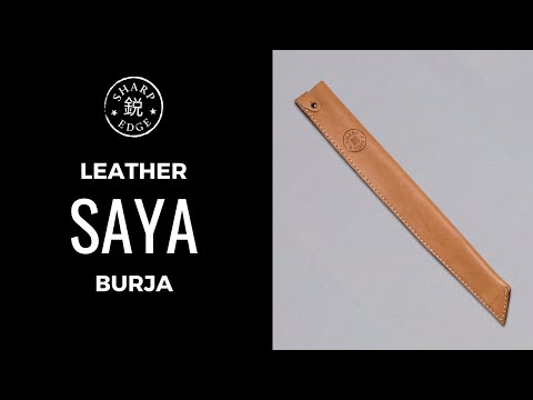 Leder Saya Burja [knife sheath] – 300 mm (11,8 Zoll)
