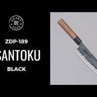 ZDP-189 Santoku Black 180mm (7.1")