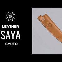 Saya Gyuto in pelle [fodero per coltello] - 240 mm (9,5")