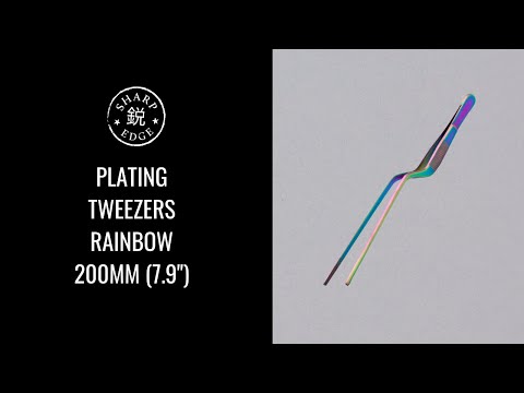 Plating Tweezers RAINBOW - 200mm (7.9")