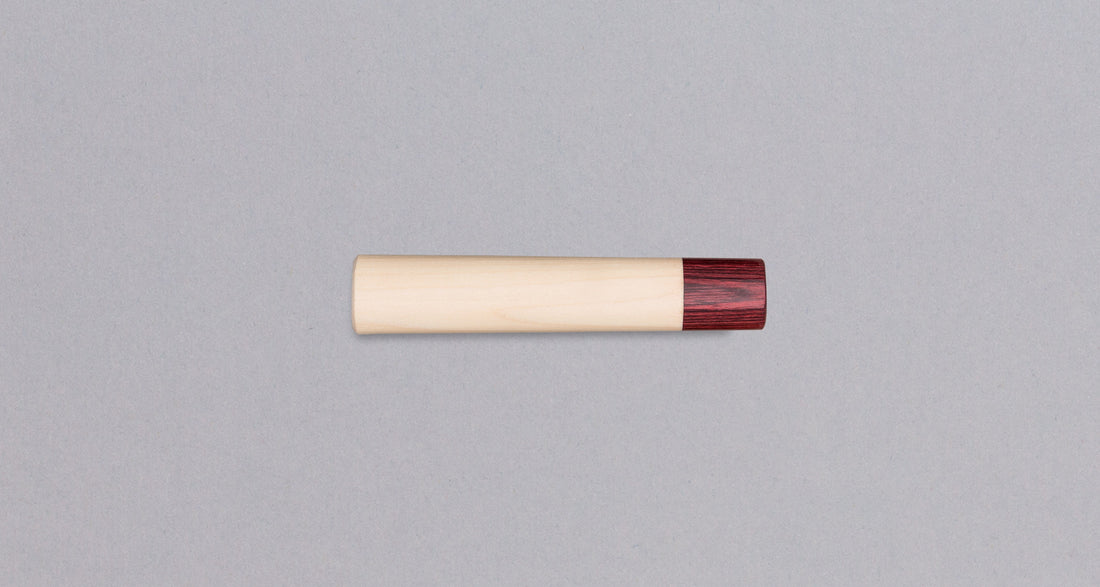 Japanese handle - Red Pakka [oval]