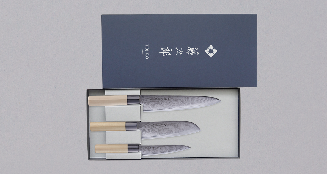 [SET] Tojiro Shippu Knife Set [gyuto + santoku + petty]_1